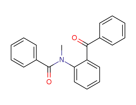 Molecular Structure of 54879-99-1 (N-(2-benzoyloxyphenyl)-N-methylbenzamide)