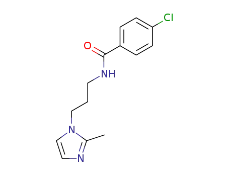 Benzamide, 4-chloro-N-[3-(2-methyl-1H-imidazol-1-yl)propyl]-