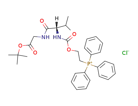 <N-<2-(Triphenylphosphonio)ethoxycarbonyl>valyl>glycin-tert-butylester-chlorid