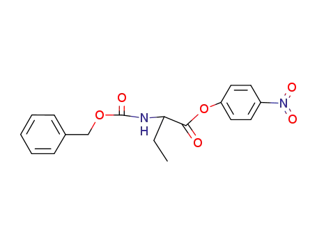 Molecular Structure of 95632-85-2 (Butanoic acid, 2-[[(phenylmethoxy)carbonyl]amino]-, 4-nitrophenyl ester)