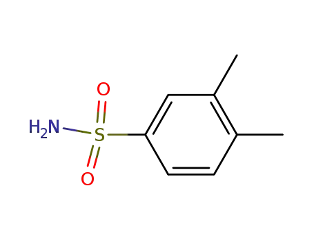 Molecular Structure of 6326-18-7 (Benzenesulfonamide, 3,4-dimethyl- (9CI))