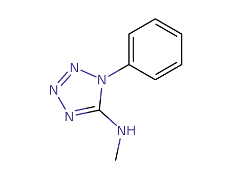 Molecular Structure of 73027-62-0 (N-methyl-1-phenyl-1H-tetrazol-5-amine)