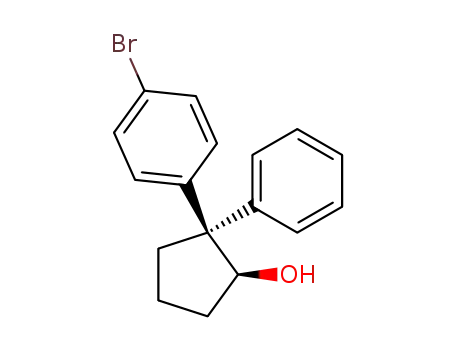 cis-(1S<sup>*</sup>,2R<sup>*</sup>)-2-(4-bromophenyl)-2-phenylcyclopentanol