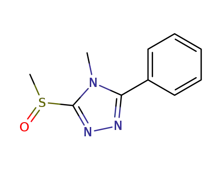 4-Methyl-3-(methylsulfinyl)-5-phenyl-4H-1,2,4-triazole