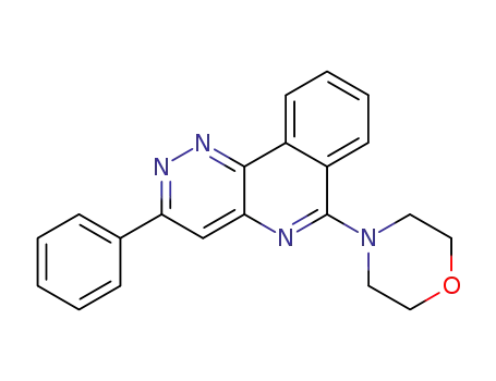 Pyridazino(4,3-c)isoquinoline, 6-morpholino-3-phenyl-