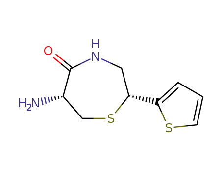 (2R,6R)-6-Amino-5-oxo-2-(2-thienyl)perhydro-1,4-thiazepine