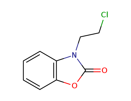 Molecular Structure of 118361-37-8 (2(3H)-Benzoxazolone, 3-(2-chloroethyl)-)