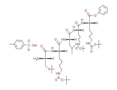 H-L-Ser(tBu)-L-Lys(Boc)-L-Leu-L-Lys(Boc)-L-Lys(Boc)-OPh*TosOH