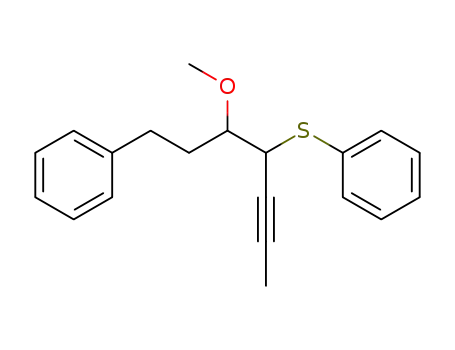 5-methoxy-7-phenyl-4-(phenylthio)-2-heptyne
