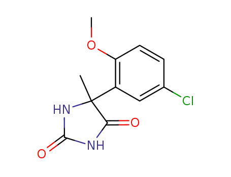 2,4-Imidazolidinedione, 5-(5-chloro-2-methoxyphenyl)-5-methyl-