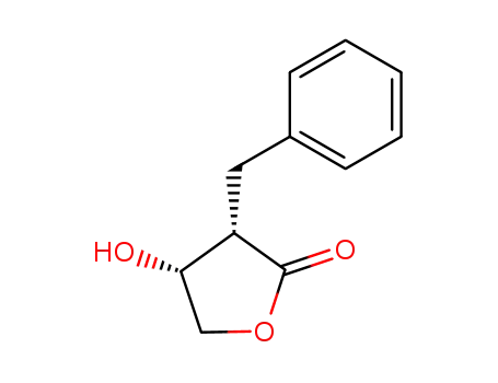 α-Benzyl-β-hydroxy-γ-butyrolactone
