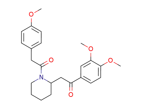 Piperidine,
2-[2-(3,4-dimethoxyphenyl)-2-oxoethyl]-1-[(4-methoxyphenyl)acetyl]-