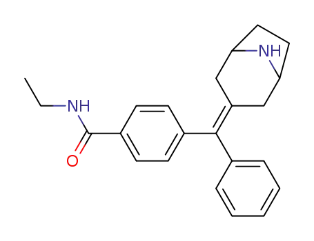 Molecular Structure of 359863-14-2 (Benzamide, 4-(8-azabicyclo[3.2.1]oct-3-ylidenephenylmethyl)-N-ethyl-)