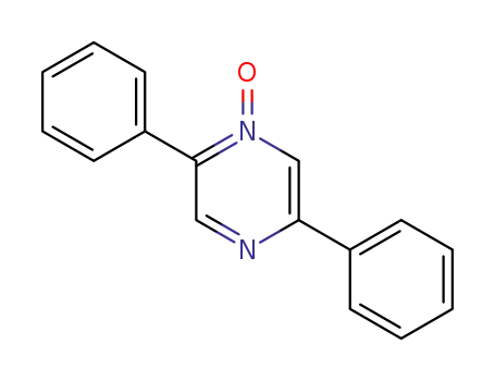 Molecular Structure of 34046-78-1 (Pyrazine, 2,5-diphenyl-, 1-oxide)