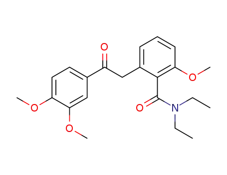 N,N-diethyl-2-methoxy-6-[2-(3,4-dimethoxyphenyl)-2-oxoethyl]benzamide