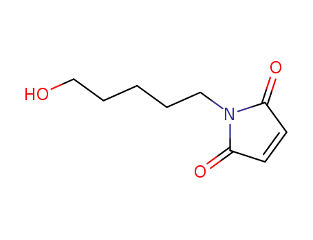 Molecular Structure of 180608-78-0 (1-(5-hydroxypentyl)-1H-pyrrole-2,5-dione)