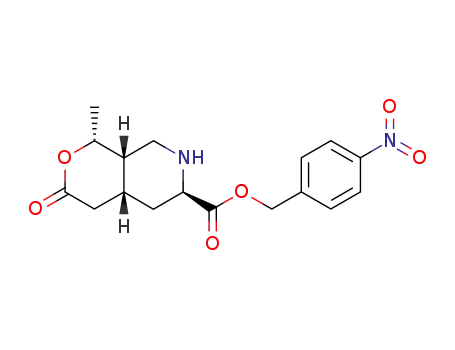 (1R,4aR,6R,8aS)-1-Methyl-3-oxo-octahydro-pyrano[3,4-c]pyridine-6-carboxylic acid 4-nitro-benzyl ester