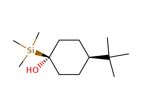 Cyclohexanol, 4-(1,1-dimethylethyl)-1-(trimethylsilyl)-, cis-