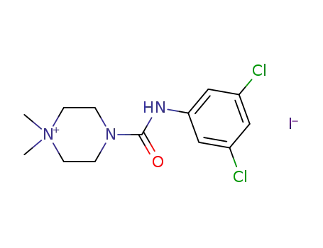 Piperazinium, 4-[[(3,5-dichlorophenyl)amino]carbonyl]-1,1-dimethyl-,
iodide