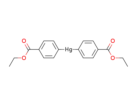 Molecular Structure of 15245-47-3 (Mercury, bis[4-(ethoxycarbonyl)phenyl]-)
