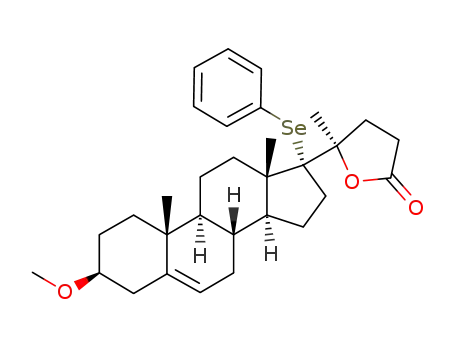 (20 R)-3β-methoxy-17α-(phenylseleno)-5-cholen-24,20-lactone