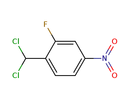 1-Dichloromethyl-2-fluoro-4-nitro-benzene