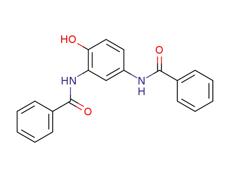 Molecular Structure of 174187-15-6 (<i>N</i>,<i>N</i>'-(4-hydroxy-<i>m</i>-phenylene)-bis-benzamide)