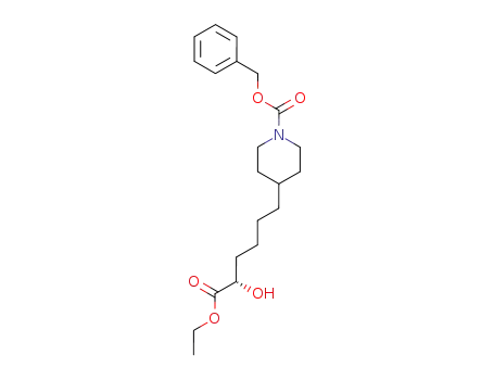 ethyl (2S)-6-(1-benzyloxycarbonyl-4-piperidyl)-2-hydroxyhexanoate