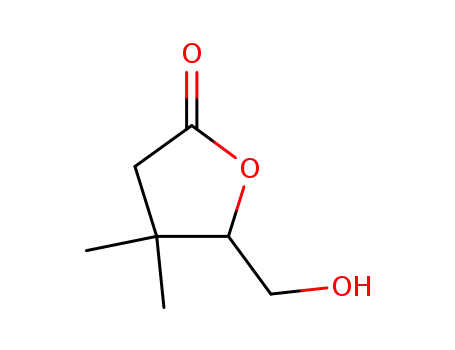 Molecular Structure of 78984-88-0 (dihydro-5-(hydroxymethyl)-4,4-dimethylfuran-2(3H)-one)