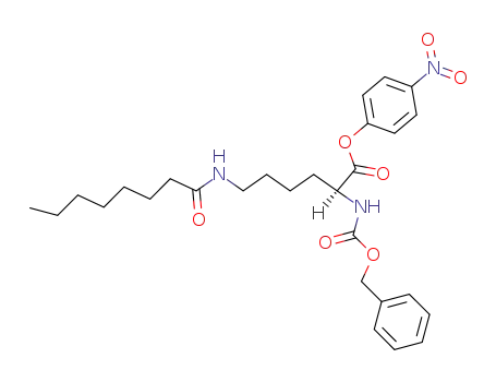 N-α-(benzyloxycarbonyl)-N-ε-octanoyllysine p-nitrophenyl ester