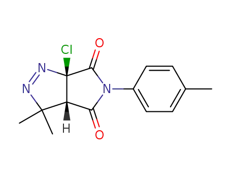 3a,4,6,6a-tetrahydro-6a-chloro-3,3-dimethyl-4,6-dioxo-5-tolyl-3H-pyrrolo<3,4-c>pyrazole