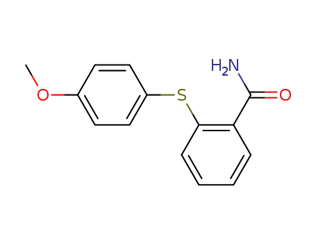 2-[(4-Methoxyphenyl)sulfanyl]benzamide