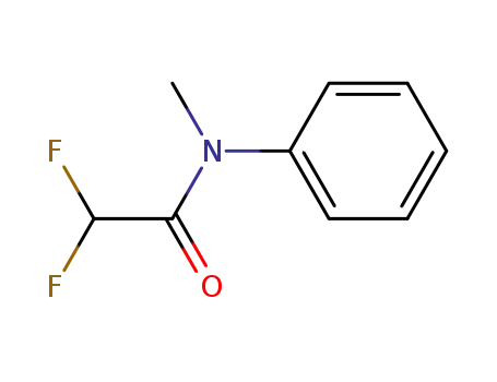Molecular Structure of 365-19-5 (difluoro-acetic acid-(<i>N</i>-methyl-anilide))