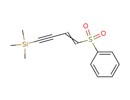 Trimethyl-<4-(phenylsulfonyl)-3-buten-1-inyl>-silan