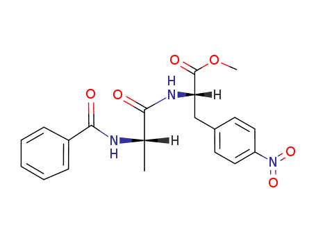 L-Phenylalanine, N-(N-benzoyl-L-alanyl)-4-nitro-, methyl ester