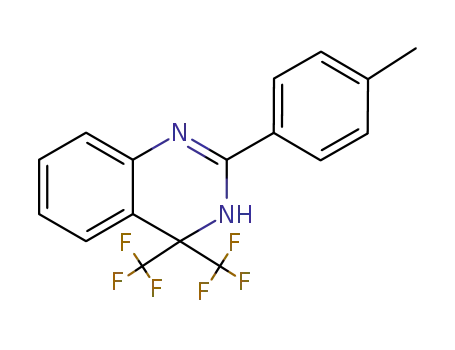 Quinazoline, 1,4-dihydro-2-(4-methylphenyl)-4,4-bis(trifluoromethyl)-