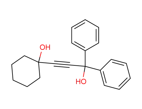 3-(1-hydroxy-cyclohexyl)-1,1-diphenyl-prop-2-yn-1-ol