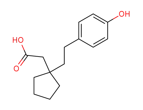 5-(4-hydroxyphenyl)-3,3-tetramethylenepentanoic acid