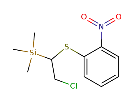 2-chloro-1-(trimethylsilyl)ethyl 2-nitrophenyl sulfide