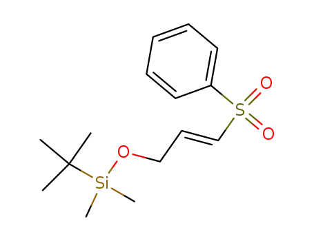 Silane, (1,1-dimethylethyl)dimethyl[[3-(phenylsulfonyl)-2-propenyl]oxy]-,
(E)-
