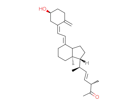 (E)-(R)-6-{(1R,7aR)-4-[2-[(S)-5-Hydroxy-2-methylene-cyclohex-(Z)-ylidene]-eth-(E)-ylidene]-7a-methyl-octahydro-inden-1-yl}-3-methyl-hept-4-en-2-one