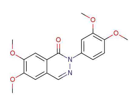 1(2H)-Phthalazinone, 2-(3,4-dimethoxyphenyl)-6,7-dimethoxy-