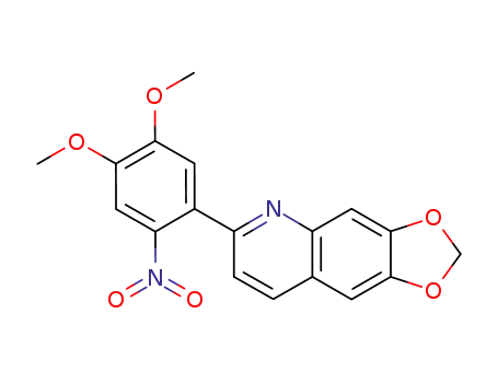 6-(2-nitro-4,5-dimethoxyphenyl)<1,3>dioxolo<4,5-g>quinoline
