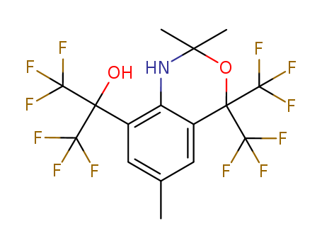 2H-3,1-Benzoxazine-8-methanol,1,4-dihydro-2,2,6-trimethyl-a,a,4,4-tetrakis(trifluoromethyl)- cas  80360-42-5