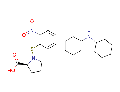 1-((2-Nitrophenyl)thio)-L-proline, compound with dicyclohexylamine(1:1)