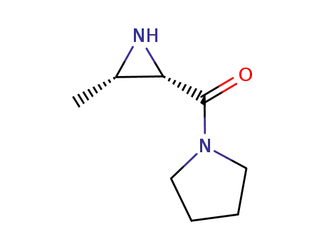 피롤리딘, 1-[(3-메틸-2-아지리디닐)카르보닐]-, (2S-cis)-(9CI)