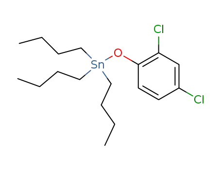 Molecular Structure of 39637-16-6 (Tributyl(2,4-dichlorophenoxy)stannane)