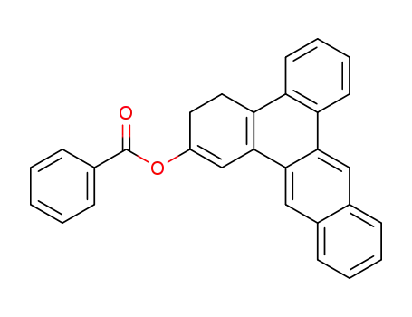Benzoic acid 5,6-dihydro-benzo[b]triphenylen-7-yl ester