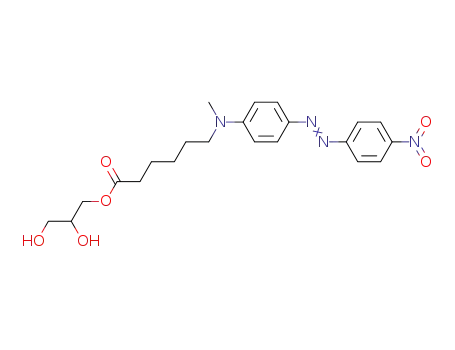Hexanoic acid, 6-[methyl[4-[(4-nitrophenyl)azo]phenyl]amino]-,
2,3-dihydroxypropyl ester