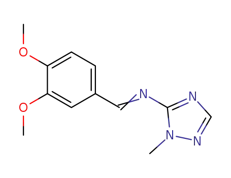 [1-(3,4-Dimethoxy-phenyl)-meth-(E)-ylidene]-(2-methyl-2H-[1,2,4]triazol-3-yl)-amine